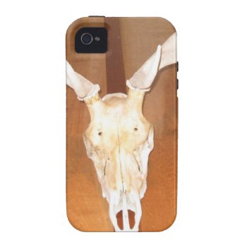 Elk Skull Vibe Iphone 4 Cover by ebroskie1234 at Zazzle