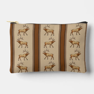 Elk Stripe Zipper Pouch