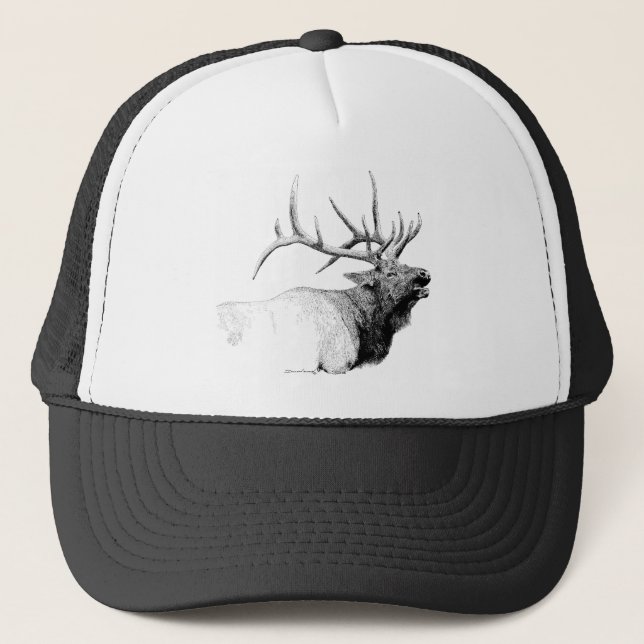 Elk Trucker Hat (Front)