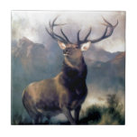 Elk Wild Animal Painting Tile at Zazzle