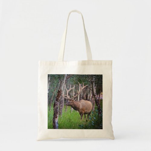 Elk with Large Antlers Photo Tote Bag