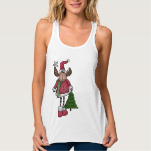 elk with tree tank top
