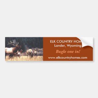 Elk, www.elkcountryhomes.com, ELK ... - Customized Bumper Sticker