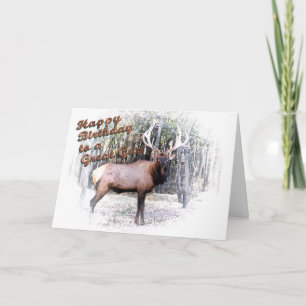 Elkbirthday-customize Card