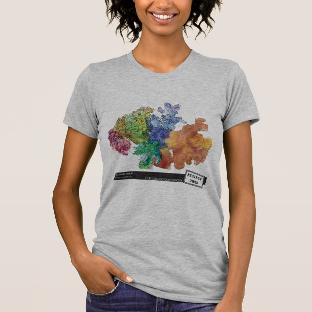 Elkhorn Coral by Carrie Schneider T-Shirt (Front)