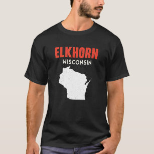 Elkhorn USA State America Travel Montanan Helena T-Shirt