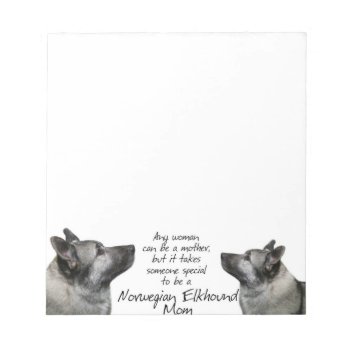Elkhound Notepad by ForLoveofDogs at Zazzle