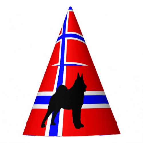 elkie silo on norway_flag party hat