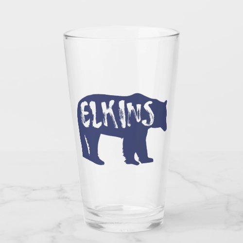Elkins West Virginia Bear Glass