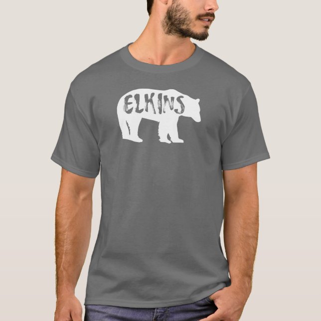 Elkins West Virginia Bear T-Shirt (Front)
