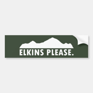 Elkins West Virginia Please Bumper Sticker