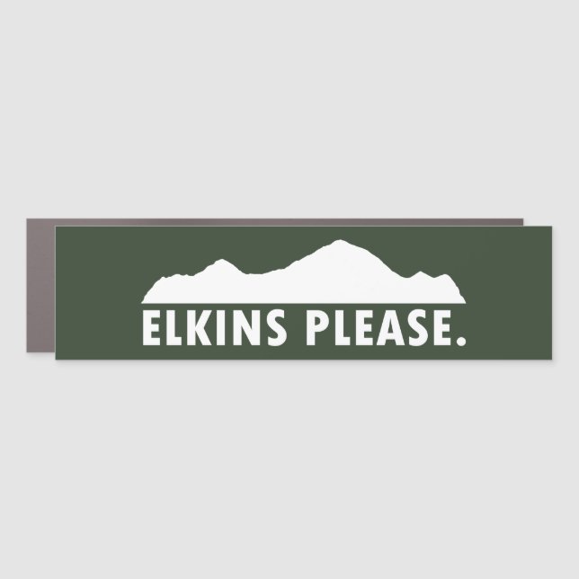 Elkins West Virginia Please Car Magnet (Front)