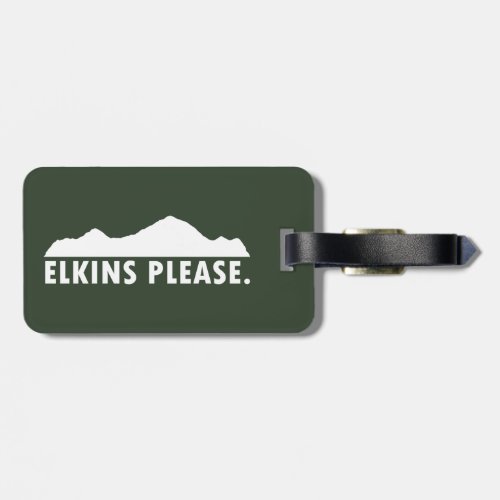 Elkins West Virginia Please Luggage Tag