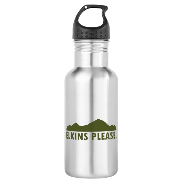 Elkins West Virginia Please Stainless Steel Water Bottle (Front)