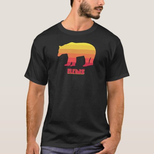 Elkins West Virginia Rainbow Bear T_Shirt