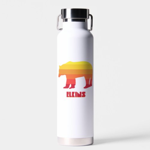 Elkins West Virginia Rainbow Bear Water Bottle
