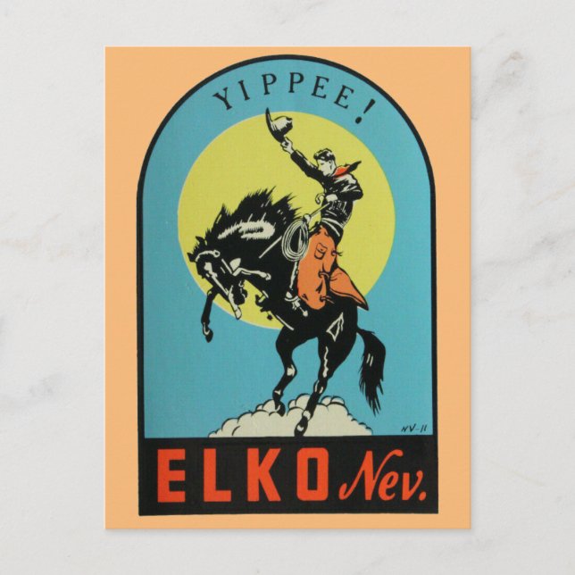 Elko, Nevada Postcard (Front)