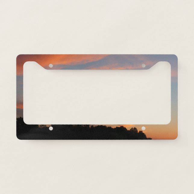 Elkridge Sunset Maryland Landscape License Plate Frame (Front)