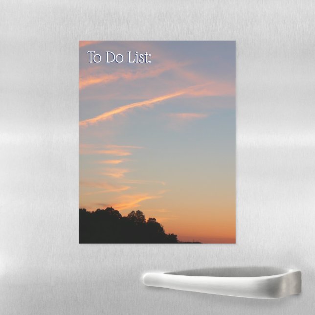 Elkridge Sunset Maryland Landscape Magnetic Dry Erase Sheet (In Situ)