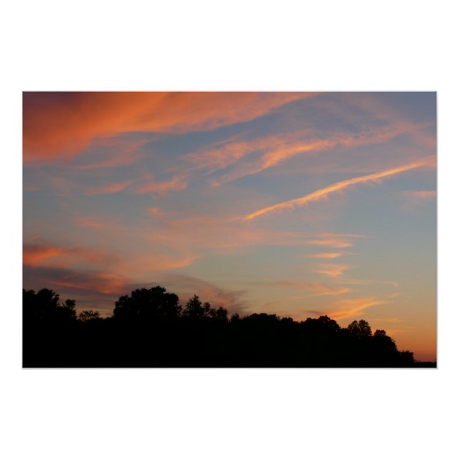 Elkridge Sunset Maryland Landscape Poster (Front)