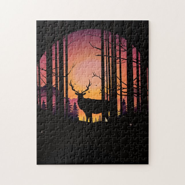 Elks Journey Jigsaw Puzzle (Vertical)