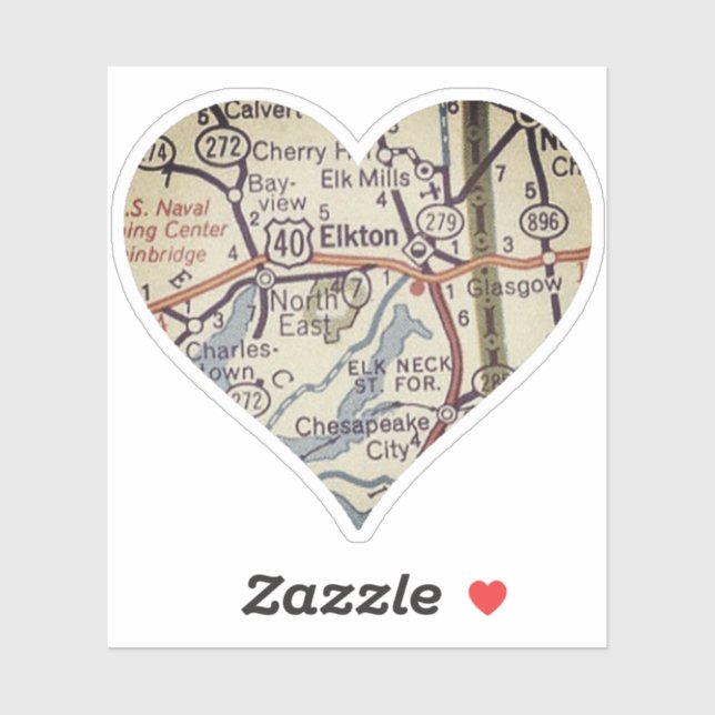 Elkton Maryland Sticker (Sheet)