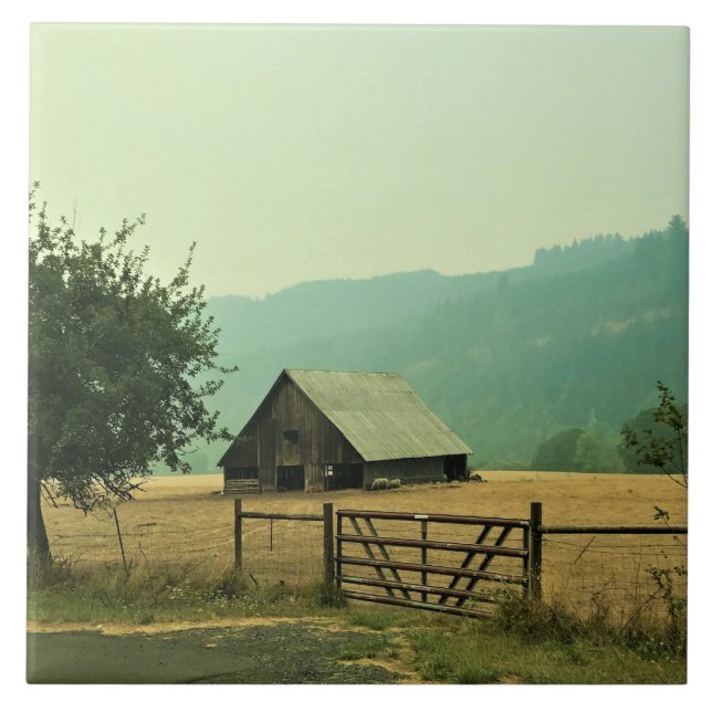 Elkton, Oregon Ceramic Tile (Front)