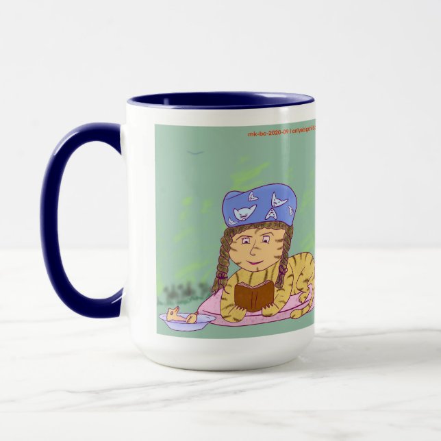 Ella/Achilles the Tiger, by I_am_only_a_Big_Child Mug (Left)