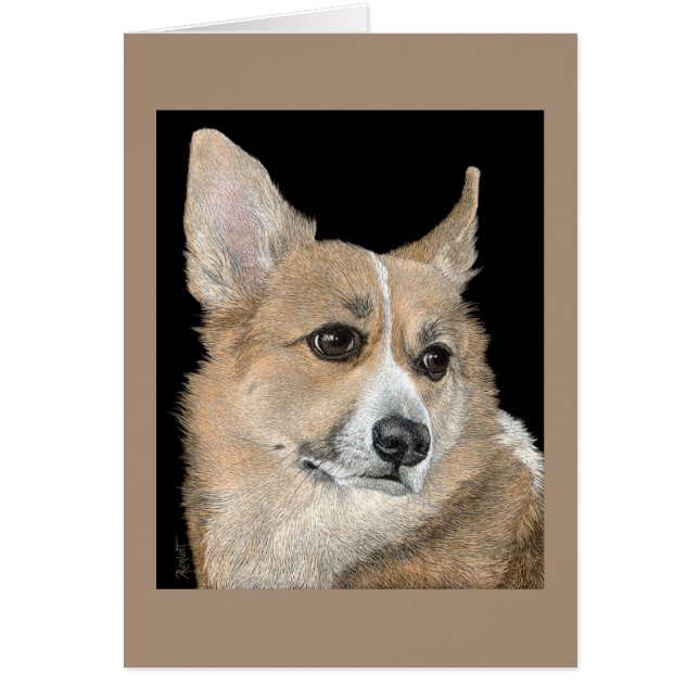 "Ella Bella" - Corgi Cards (Front)