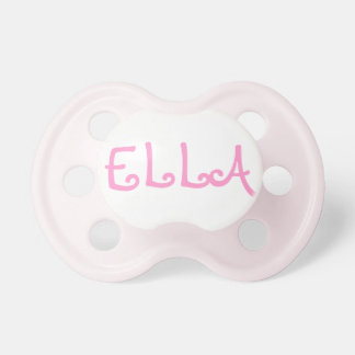 Ella Custom Pink Pacifier Customize able