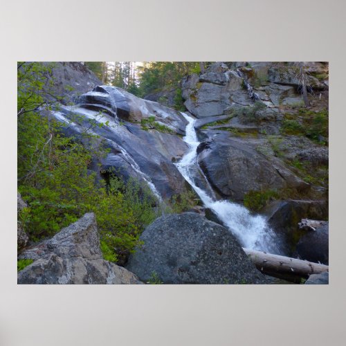 Ella Falls at Sequoia National Park Poster
