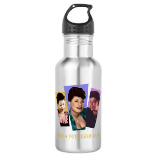Ella Fitzgerald Stainless Steel Water Bottle