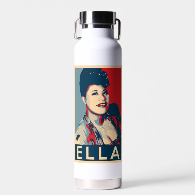 Ella Fitzgerald Water Bottle (Front)