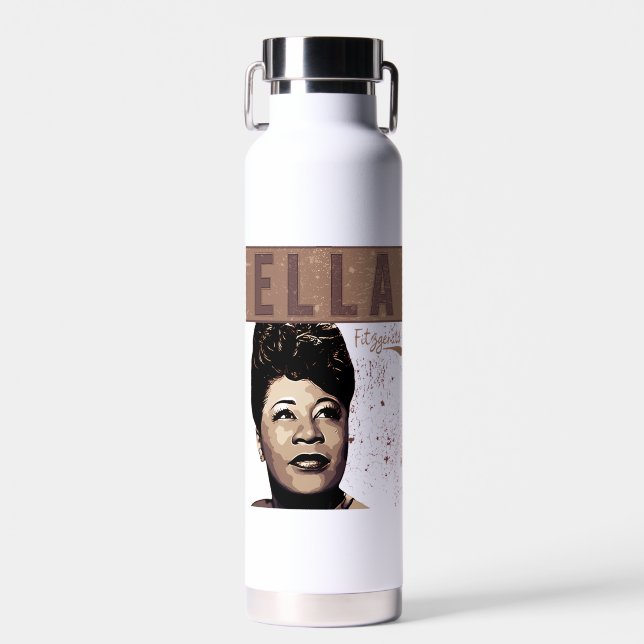 Ella Fitzgerald Water Bottle (Front)