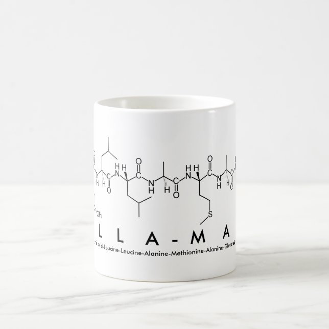 Ella-Mae peptide name mug (Center)
