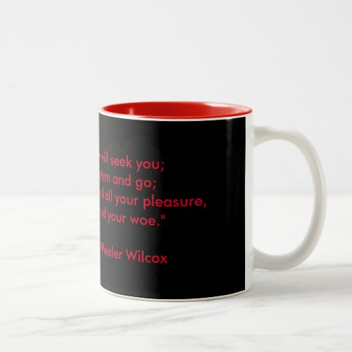 Ella Wheeler Wilcoxs Solitude mug