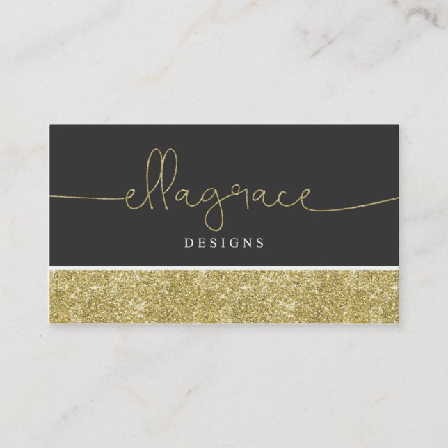 EllaGrace Designs Custom Business Cards (Front)