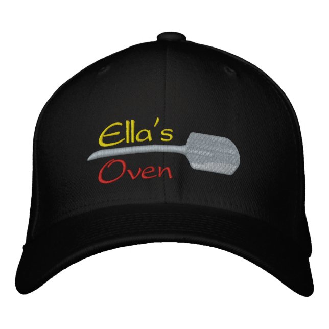 Ella's Oven Embroidered Baseball Hat (Front)