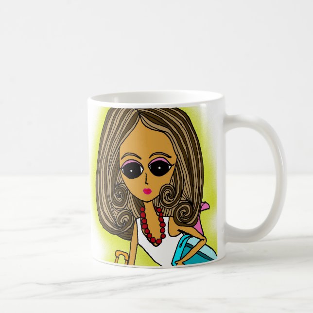 Elle the Traveler Coffee Mug (Right)