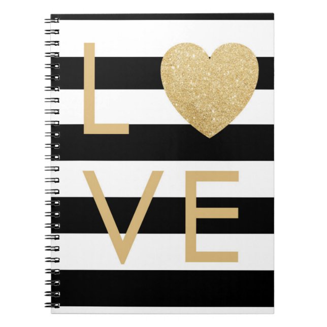 Elle Westley "All that Glitters is Love" Notebook (Front)