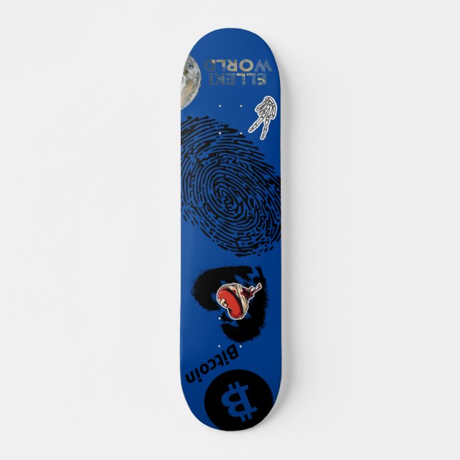 Elleki (Blue) Skateboard #3 (Front)