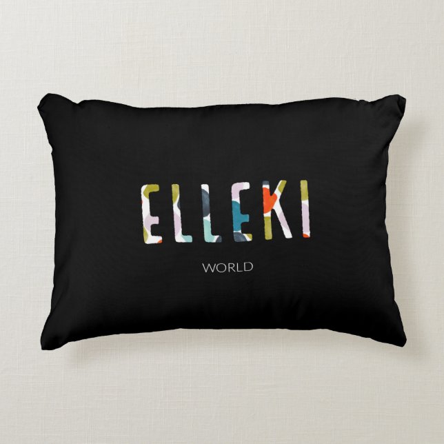 Elleki Camo Accent Pillow (Front)