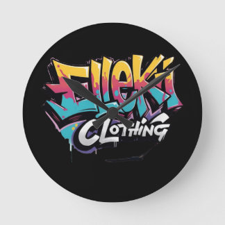 Elleki Clothing Round Clock