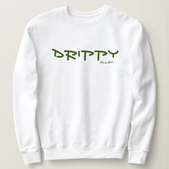 Elleki Drippy #2 (Green) T-Shirt Sweatshirt (Design Front)