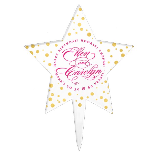 Ellen Carolyn Cake Pick (Front)