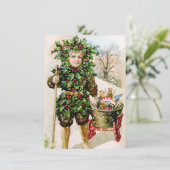 Ellen Clapsaddle: Holly Boy with Toys (Standing Front)