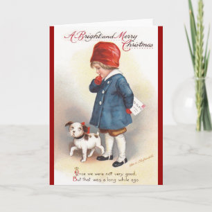 Ellen H. Clapsaddle: A Letter to Santa Holiday Card