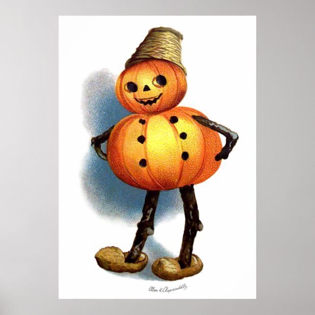 Ellen H. Clapsaddle: Pumpkin Boy Poster (Front)