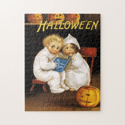 Ellen H Clapsaddle Thrilling Halloween Jigsaw Puzzle