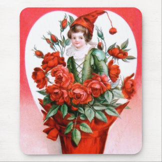 Ellen H. Clapsaddle: Valentine Roses Mouse Pad